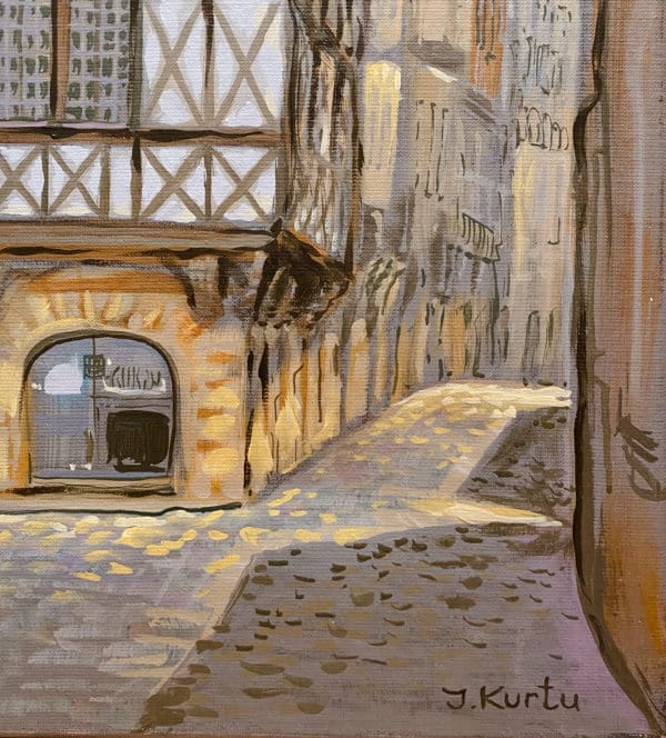 Fachwerkhaus in der Altstadt Dijon – Bild 6