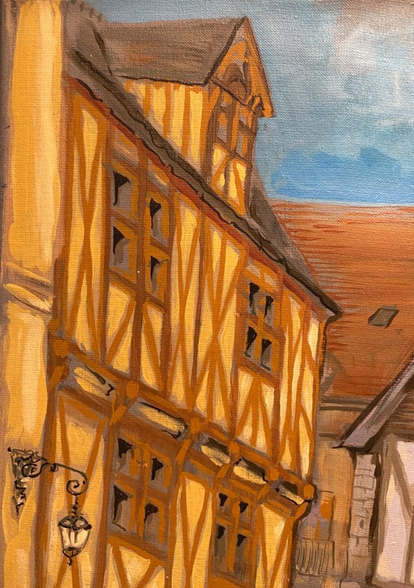 Fachwerkhaus in der Altstadt Dijon – Bild 4