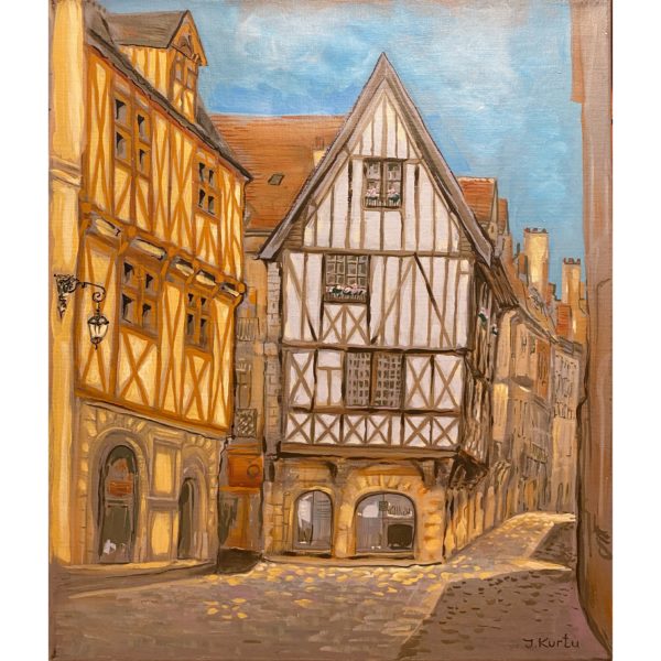 Fachwerkhaus in der Altstadt Dijon