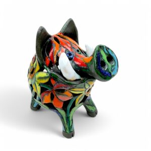 Wildschwein Windlicht