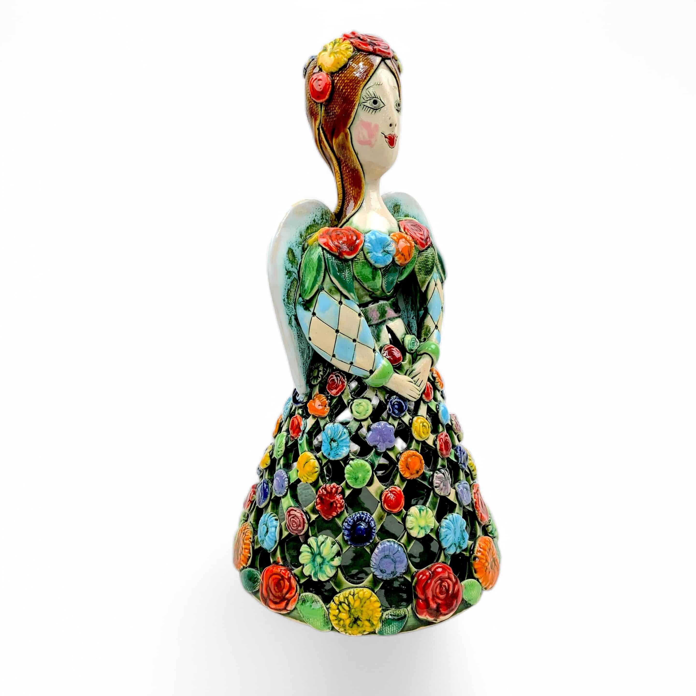 Engelsdame-Windlicht mit Weitem Rock – Bild 3