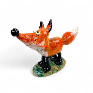 Stehender Fuchs orange groß